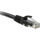 ENET C5E-BK-75-ENC Cat5e Black 75 Foot Patch Cable with Snagless Molded Boot (UTP) High-Quality Network Patch Cable RJ45 to RJ45 - 75Ft