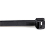 StarTech 8"(20cm) Cable Ties - 2-1/8"(55mm) Dia - 50lb(22kg) Tensile Strength - Nylon Self Locking Zip Ties - UL Listed - 100 Pack - Black