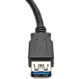 Tripp Lite U324-06N-BK 6 Inch USB 3.0 SuperSpeed Extension Cable A Male to A Female Black