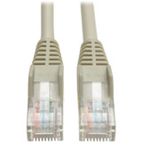 Tripp Lite N001-030-GY Cat5e 350 MHz Snagless Molded (UTP) Ethernet Cable (RJ45 M/M) PoE Gray 30 ft. (9.14 m)