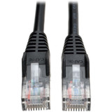 Tripp Lite N001-050-BK Cat5e 350 MHz Snagless Molded (UTP) Ethernet Cable (RJ45 M/M) PoE Black 50 ft. (15.24 m)