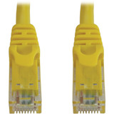 Tripp Lite N261-025-YW Cat6a 10G Snagless Molded UTP Ethernet Cable (RJ45 M/M), PoE, Yellow, 25 ft. (7.6 m)