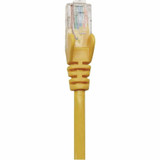 Manhattan 319805 Network Patch Cable, Cat5e, 3m, Yellow, CCA, U/UTP, PVC, RJ45, Gold Plated Contacts, Snagless, Booted, Lifetime Warranty, Polybag