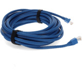 AddOn ADD-20FCAT6A-BE 20ft RJ-45 (Male) to RJ-45 (Male) Straight Blue Cat6A UTP PVC Copper Patch Cable