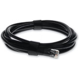 AddOn ADD-3FCAT5E-BK 3ft RJ-45 (Male) to RJ-45 (Male) Straight Black Cat5e UTP PVC Copper Patch Cable