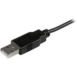 StarTech USBAUB1BK 1 ft Mobile Charge Sync USB to Slim Micro USB Cable for Smartphones and Tablets - A to Micro B M/M