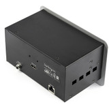 StarTech Conference Table Connectivity Box for A/V - USB Charging - LAN - HDMI / VGA / DisplayPort Inputs - HDMI Output - 4K