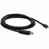 AddOn HDMI2MHDMI6 6ft HDMI 1.4 Male to Micro-HDMI 1.4 Male Black Cable For Resolution Up to 4096x2160 (DCI 4K)