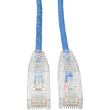 Tripp Lite N201-S15-BL Cat6 UTP Patch Cable (RJ45) - M/M, Gigabit, Snagless, Molded, Slim, Blue, 15 ft.