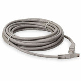 AddOn ADD-40FCAT6A-GY 40ft RJ-45 (Male) to RJ-45 (Male) Snagless Gray Cat6A UTP PVC Copper Patch Cable