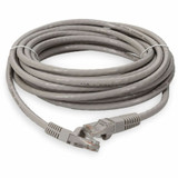 AddOn ADD-40FCAT6A-GY 40ft RJ-45 (Male) to RJ-45 (Male) Snagless Gray Cat6A UTP PVC Copper Patch Cable