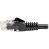 Tripp Lite N201-008-BK Cat6 Gigabit Snagless Molded (UTP) Ethernet Cable (RJ45 M/M) PoE Black 8 ft. (2.43 m)
