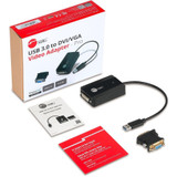 SIIG JU-DV0112-S2 USB 3.0 to DVI / VGA Pro Adapter - 1080p @60Hz