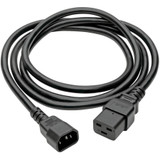 Tripp Lite Power Cord C19 to C14 Heavy-Duty 15A 250V 14 AWG 6 ft. (1.83 m) Black