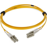 AddOn ADD-LC-LC-3M5OM3-YW 3m LC (Male) to LC (Male) Yellow OM3 Duplex Fiber OFNR (Riser-Rated) Patch Cable