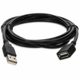 AddOn USBEXTAA15 15ft USB 2.0 (A) Male to Female Black Cable