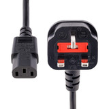 StarTech.com 6 ft Standard UK Computer Power Cord - Power cable - IEC 320 EN 60320 C13 (F) - BS 1363 (M)