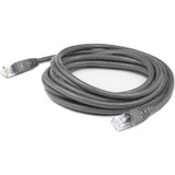 AddOn ADD-3FCAT6-GY 3ft RJ-45 (Male) to RJ-45 (Male) Straight Gray Cat6 UTP PVC Copper Patch Cable