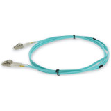 AddOn ADD-LC-LC-1MST5OM3 1m LC (Male) to LC (Male) Aqua OM3 Duplex OFNR (Riser-Rated) Straight Fiber Patch Cable