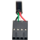 Tripp Lite U024-06N-IDC USB 2.0 A Female to USB Motherboard 4-PIN IDC Header Cable 6-in. (15.24 cm)