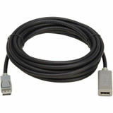 Tripp Lite P579-015-4K6 DisplayPort Extension Cable with Active Repeater and Latching Connector (M/F) 4K 60 Hz HDR 4:4:4 HDCP 2.2 15 ft. (4.6 m) TAA