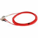 AddOn ADD-SC-LC-2M6MMF-RD 2m LC (Male) to SC (Male) Red OM1 Duplex Fiber OFNR (Riser-Rated) Patch Cable