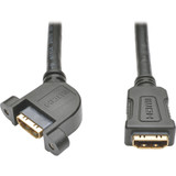 Tripp Lite P569-001-FF-APM High-Speed HDMI Cable with Ethernet Digital Video with Audio (F/F) Panel Mount 1 ft. (0.31 m)