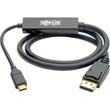 Tripp Lite U444-003-DP USB C to DisplayPort Adapter Converter Cable, 4K @ 60Hz, Thunderbolt 3, , USB Type C, USB-C, USB Type-C, 3ft 3'