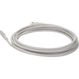 AddOn USB2LGT3MW 10ft (3m) USB-A 2.0 Male to Lightning Male Sync and Charge White Cable