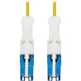 Tripp Lite N381C-01M 400G Duplex Singlemode 9/125 OS2 Fiber Optic Cable (CS-UPC/CS-UPC) Round LSZH Jacket Yellow 1 m