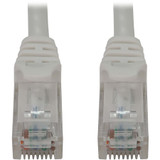 Tripp Lite N261-025-WH Cat6a 10G Snagless Molded UTP Ethernet Cable (RJ45 M/M), PoE, White, 25 ft. (7.6 m)