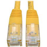 Tripp Lite N200-001-YW Cat6 Gigabit Molded (UTP) Ethernet Cable (RJ45 M/M) PoE Yellow 1 ft. (0.31 m)