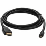 AddOn HDMI2MHDMI3 3ft HDMI 1.4 Male to Micro-HDMI 1.4 Male Black Cable For Resolution Up to 4096x2160 (DCI 4K)