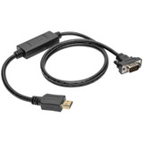 Tripp Lite P566-003-VGA HDMI to VGA Active Adapter Cable (HDMI to Low-Profile HD15 M/M) 3 ft. (0.9 m)