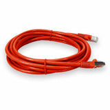 AddOn ADD-11FCAT6S-OE 11ft RJ-45 (Male) to RJ-45 (Male) Orange Cat6 Straight Shielded Twisted Pair PVC Copper Patch Cable