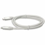 AddOn USBCTBOLT1MW 3ft (1m) USB-C 3.1 Male to Male Thunderbolt-compatible Sync and Charge White Cable