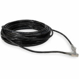AddOn ADD-50FCAT6AS-BK 50ft RJ-45 (Male) to RJ-45 (Male) Shielded Straight Black Cat6A STP PVC Copper Patch Cable