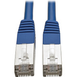 Tripp Lite N105-006-BL Cat5e 350 MHz Molded Shielded (STP) Ethernet Cable (RJ45 M/M) PoE Blue 6 ft. (1.83 m)