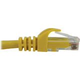 Tripp Lite N261-100-YW Cat6a 10G Snagless Molded UTP Ethernet Cable (RJ45 M/M), PoE, Yellow, 100 ft. (30.5 m)