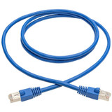 Tripp Lite N262-005-BL Cat6a 10G Snagless Shielded STP Ethernet Cable (RJ45 M/M) PoE Blue 5 ft. (1.52 m)