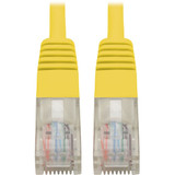 Tripp Lite N002-002-YW Cat5e 350 MHz Molded (UTP) Ethernet Cable (RJ45 M/M) PoE Yellow 2 ft. (0.61 m)