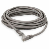 AddOn ADD-14FCAT6-GY 14ft RJ-45 (Male) to RJ-45 (Male) Straight Gray Cat6 UTP PVC Copper Patch Cable