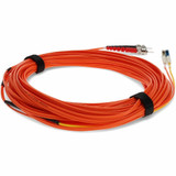 AddOn ADD-MODE-STLC6-15 15m LC (Male) to ST (Male) Orange OM1 & OS1 Duplex Fiber Mode Conditioning Cable