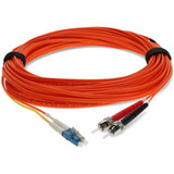 AddOn ADD-MODE-STLC6-15 15m LC (Male) to ST (Male) Orange OM1 & OS1 Duplex Fiber Mode Conditioning Cable