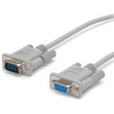 StarTech MXT106 15ft Straight Through DB9 Serial Cable - Mouse Extension Cable External - Gray