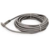 AddOn ADD-25FCAT6-GY 25ft RJ-45 (Male) to RJ-45 (Male) Straight Gray Cat6 UTP PVC Copper Patch Cable