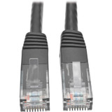 Tripp Lite N200-001-BK Cat6 Gigabit Molded (UTP) Ethernet Cable (RJ45 M/M) PoE Black 1 ft. (0.31 m)