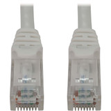 Tripp Lite N261-001-WH Cat6a 10G Snagless Molded UTP Ethernet Cable (RJ45 M/M), PoE, White, 1 ft. (0.3 m)