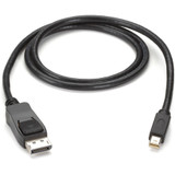 Black Box ENVMDPDP-0003-MM Mini DisplayPort to DisplayPort Cable, MM, 3-ft. (0.9-m)