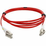 AddOn ADD-LC-LC-2M6MMF-RD 2m LC (Male) to LC (Male) Red OM1 Duplex Fiber OFNR (Riser-Rated) Patch Cable